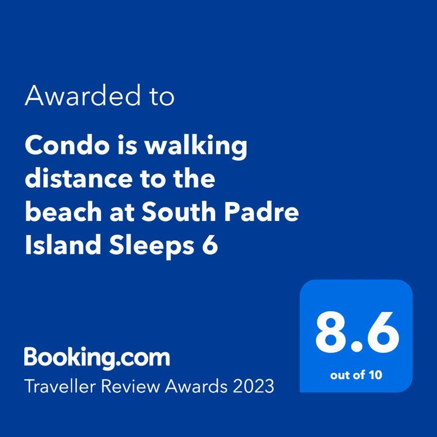 Affordable Spi Family Condo - Walking Distance To The Beach, Sleeps 6, Third Floor, 2025 Traveler Award South Padre Island Exterior foto